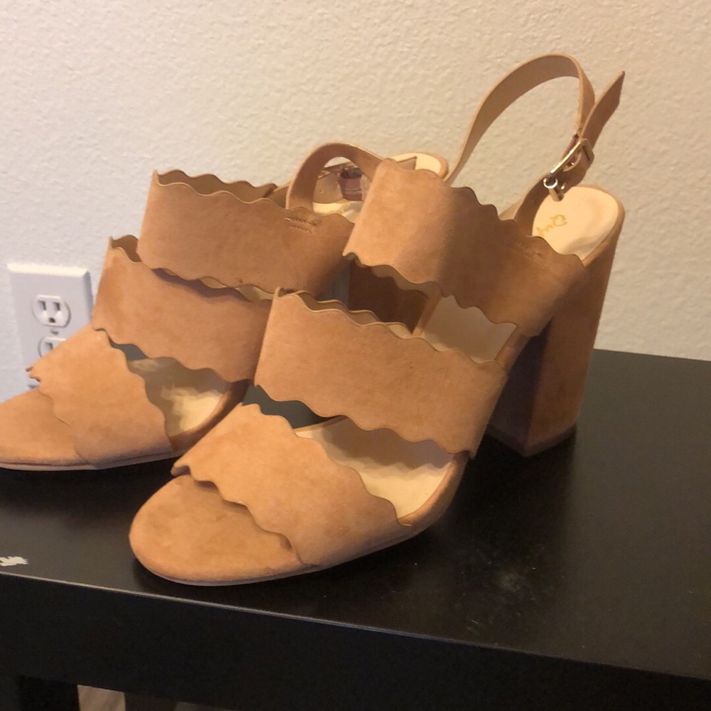 Nude/blush heels